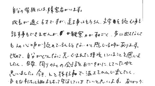 20代　女性　知人から知った